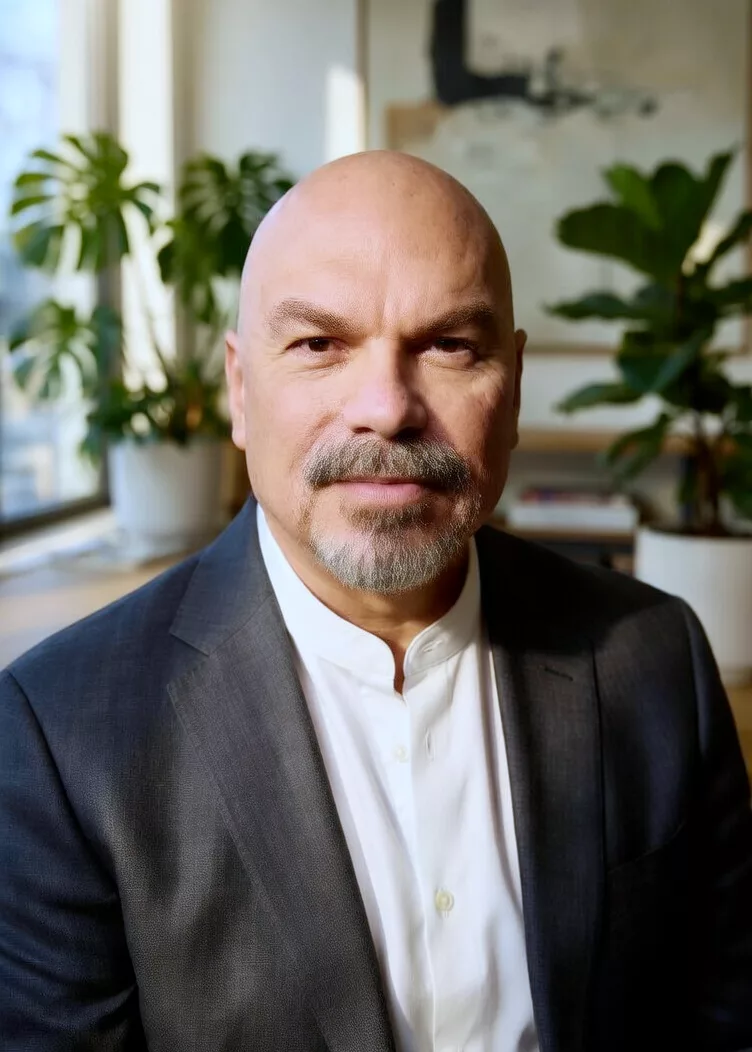 Anthony Acosta Gray Suit